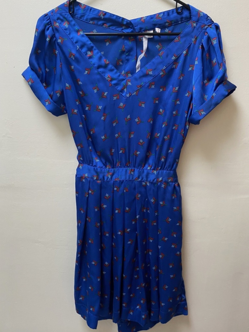 Urban Outfitters Blue Reformed Dress, With Cutout in the Back, Size Large